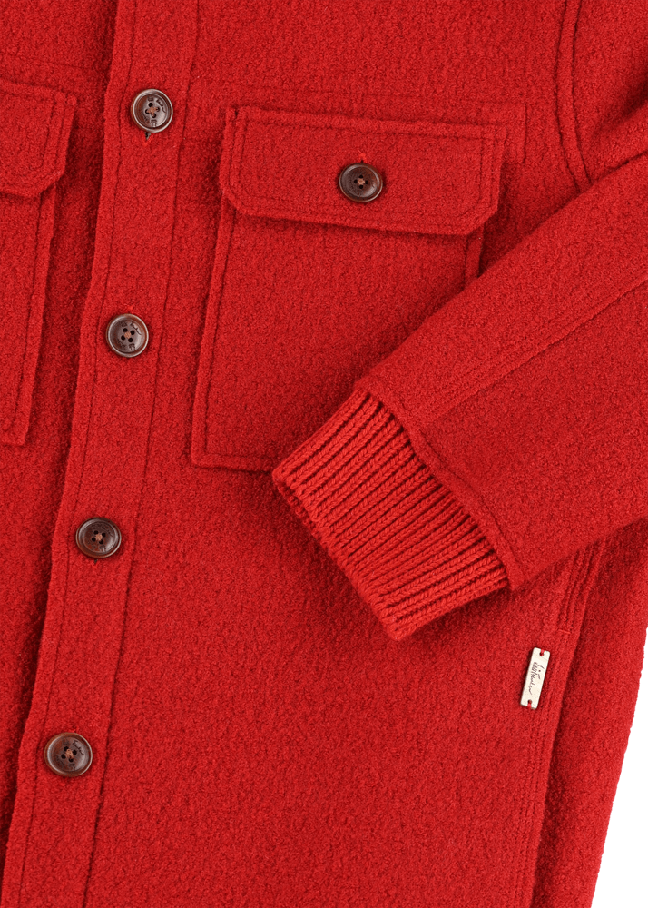 Luis Trenker Giacca camicia in lana follata Lustanley Cyber Monday