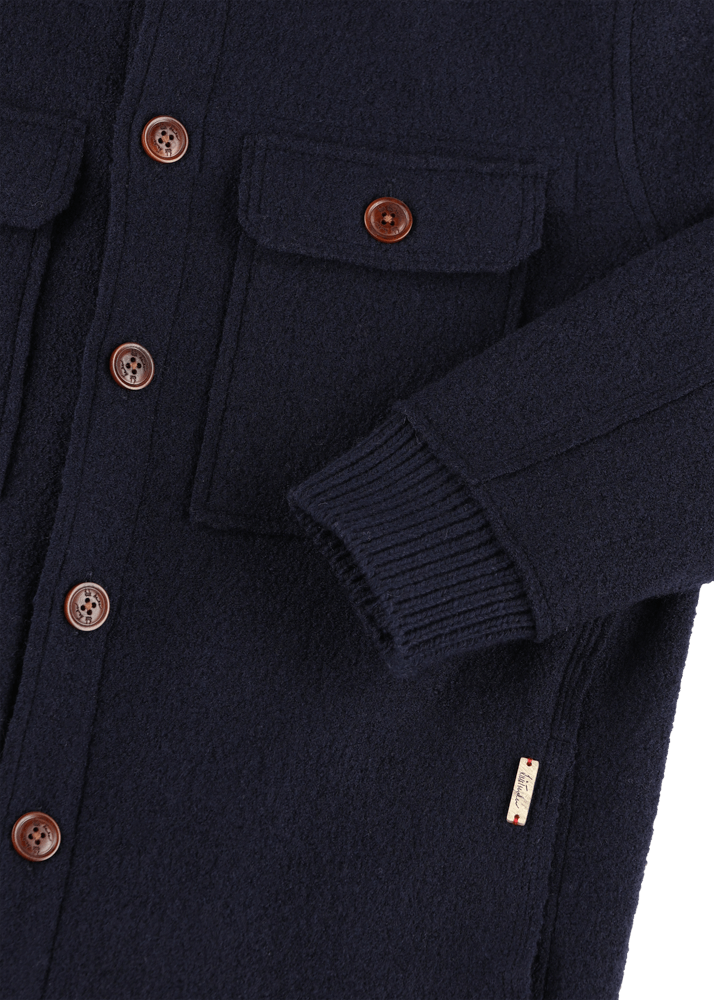 Luis Trenker Giacca camicia in lana follata Lustanley Offerta Pasqua