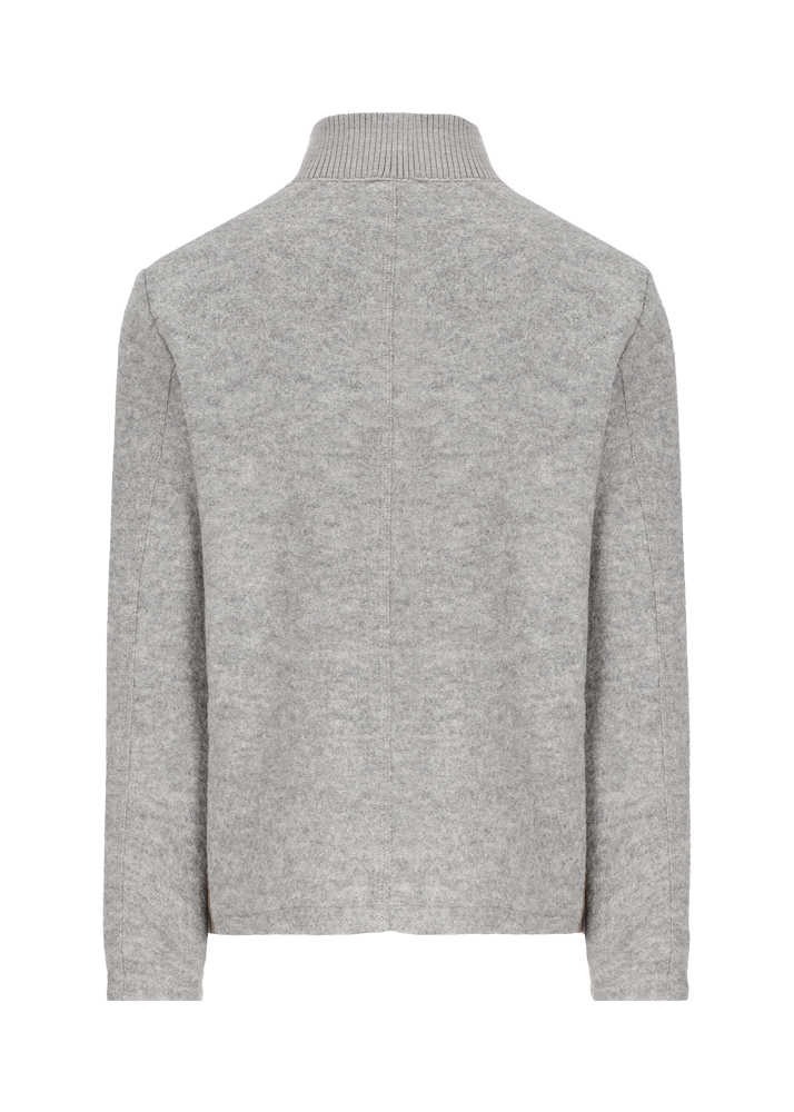 Luis Trenker Blazer in lana follata con parte anteriore in pelle scamosciata Lupoldo Offerta Anniversario