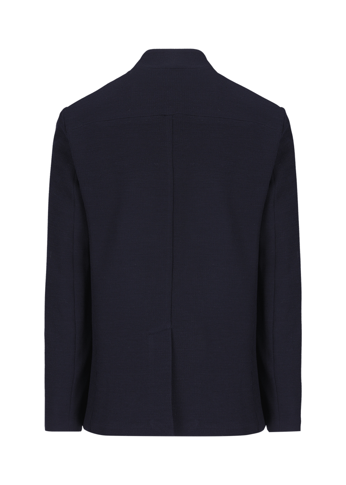 Luis Trenker Blazer in jersey con colletto alla coreana Lusepp Vendita calda