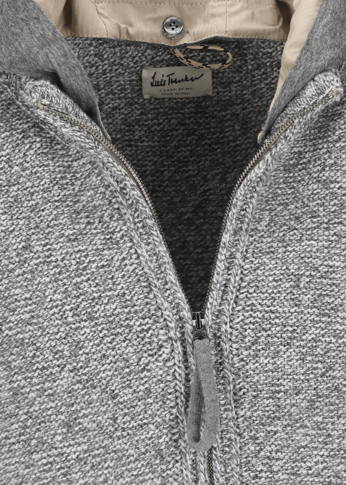 Luis Trenker Cardigan in misto lana merino Luwallace Lightning offer