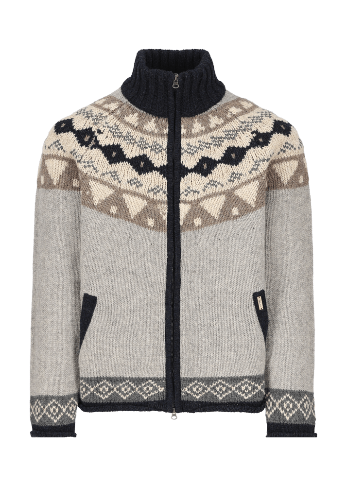 Luis Trenker Cardigan con motivo norvegese Luwall Grandi sconti