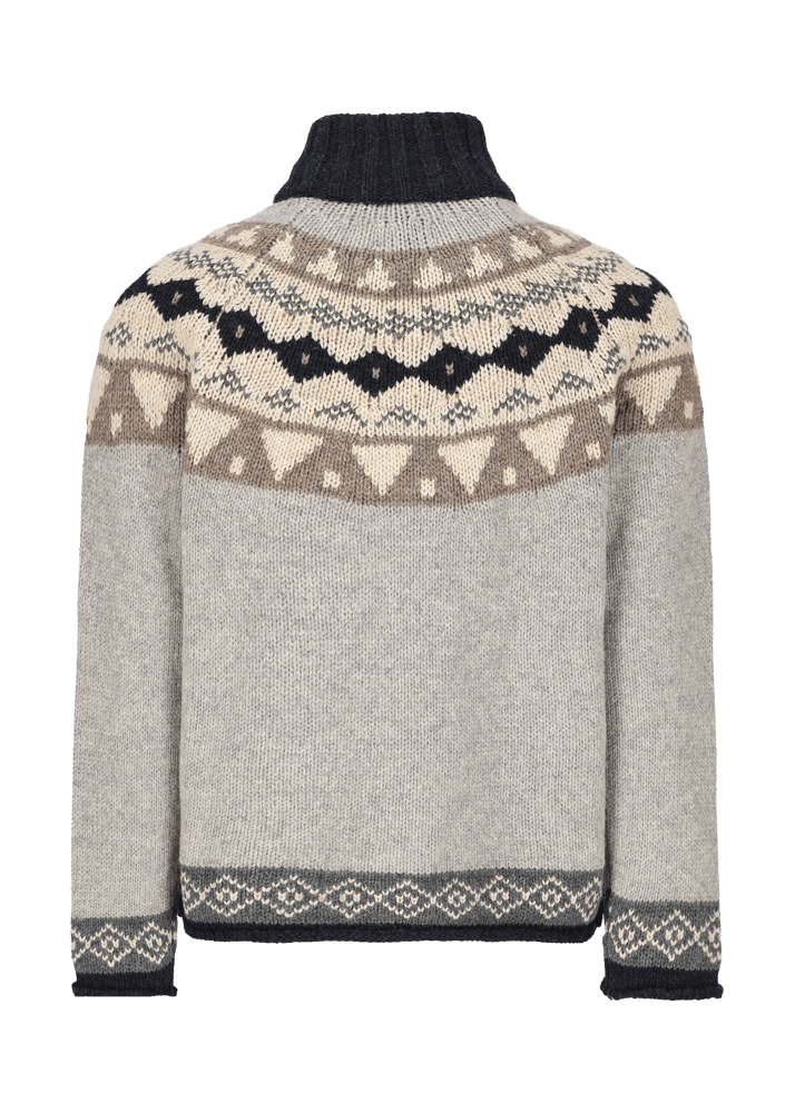 Luis Trenker Cardigan con motivo norvegese Luwall Grandi sconti