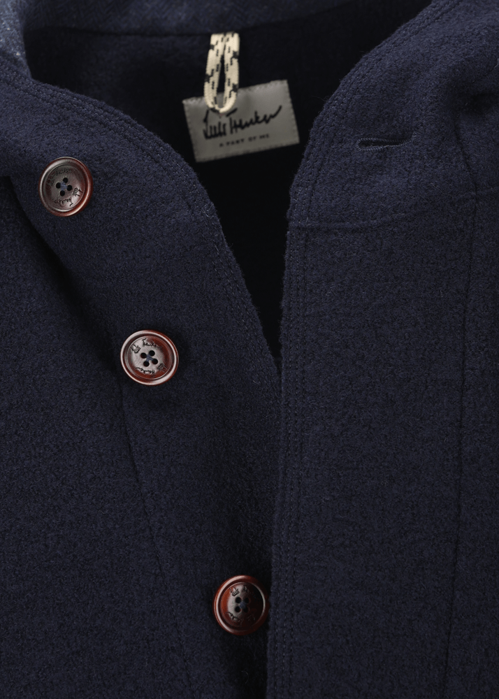 Luis Trenker Cappotto caban in lana follata Lualex Sconti VIP