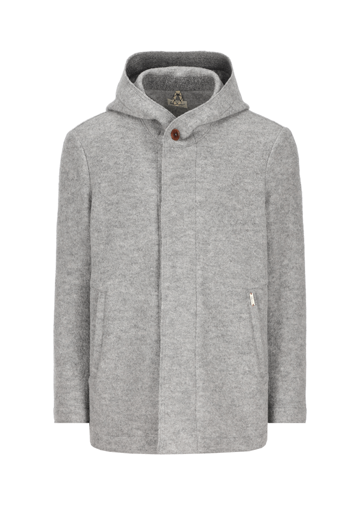 Luis Trenker Cappotto caban in lana follata Lualex Prezzo basso