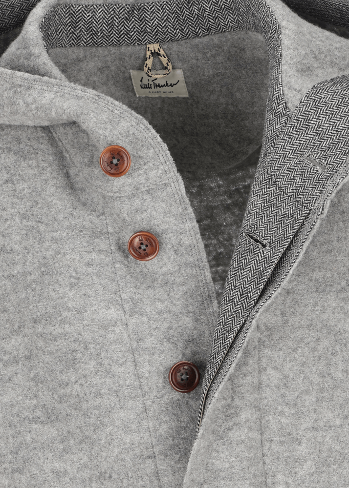 Luis Trenker Cappotto caban in lana follata Lualex Prezzo basso