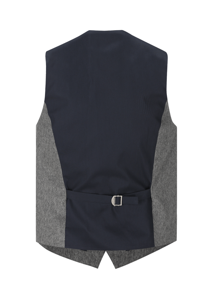 Luis Trenker Gilet in loden con scollo rotondo Lusven Rilascio limitato