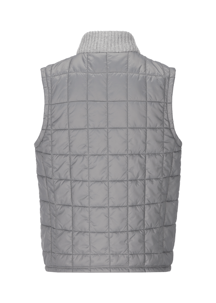 Luis Trenker Gilet in nylon con collo lavorato a maglia Lugus ACQUISTA ORA