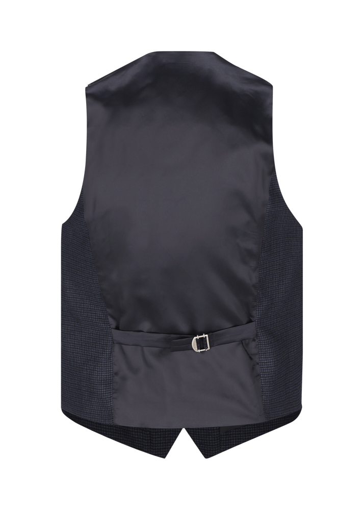 Luis Trenker Gilet con motivo pied-de-poule Lusven Offerta speciale della fabbrica