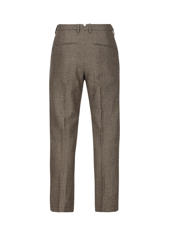 Luis Trenker Pantaloni chino con motivo pied-de-poule Lubogi In vendita