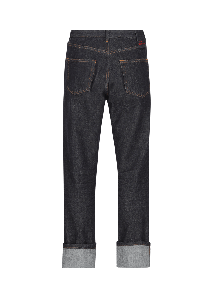 Luis Trenker Jeans con design a cinque tasche e risvolto a fondo gamba Lupedro In Linea