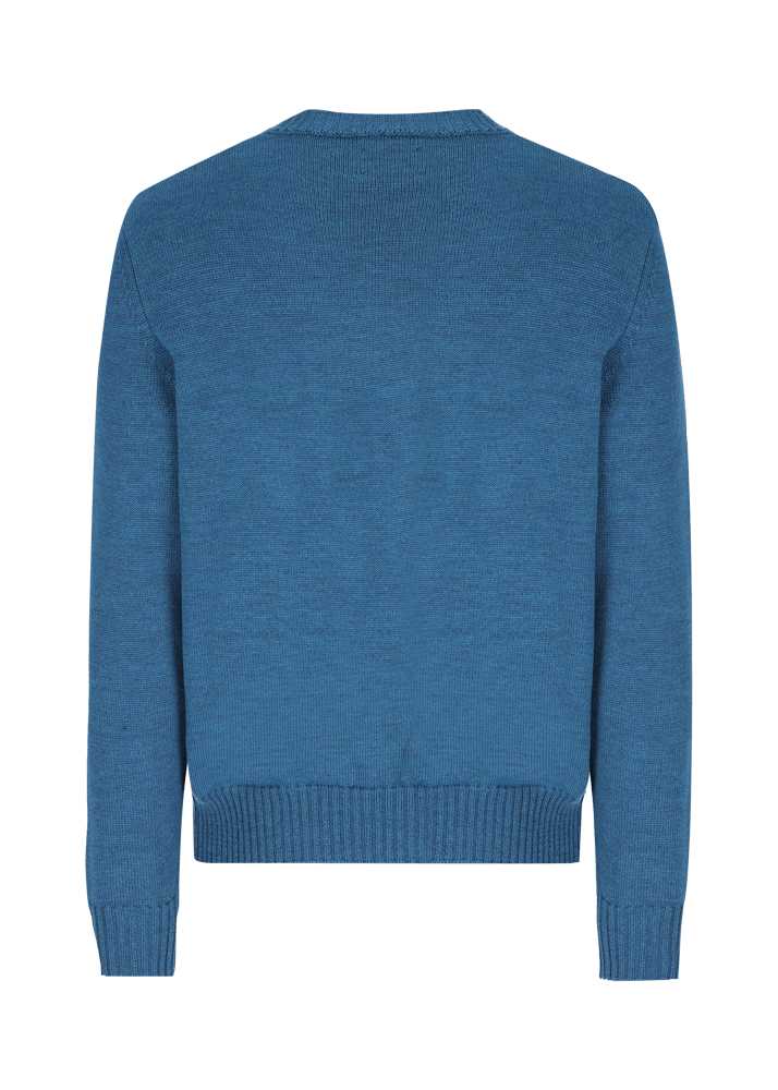 Luis Trenker Pullover lavorato a maglia in lana merino Luwietro Spedizione Gratuita
