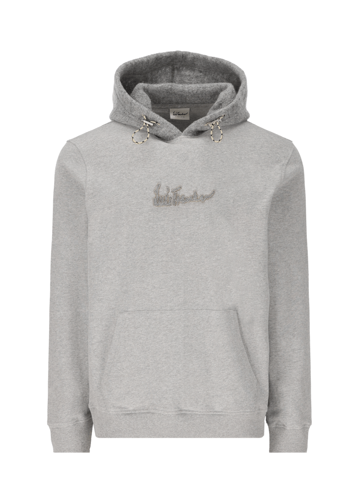 Luis Trenker Pullover con cappuccio e logo Luphilipp Consegna Veloce