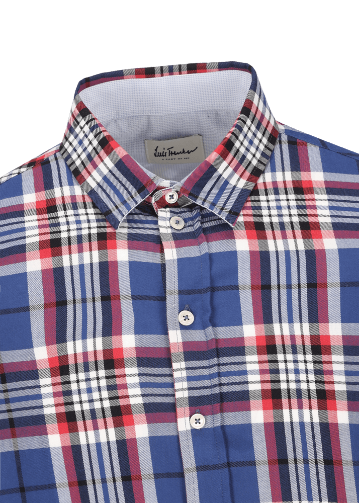 Luis Trenker Camicia con motivo a quadri Lubodo Fino Al -60%