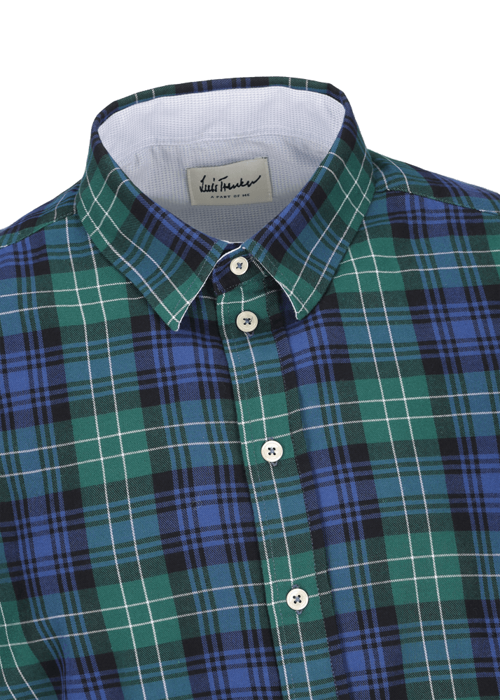 Luis Trenker Camicia con motivo a quadri Lubodo Shopping Online