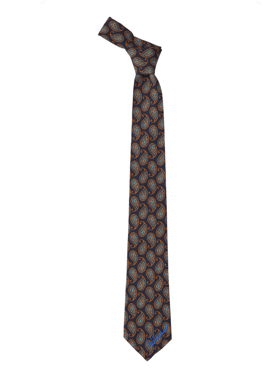 Luis Trenker Cravatta in cotone modello Luachille Latest fashion