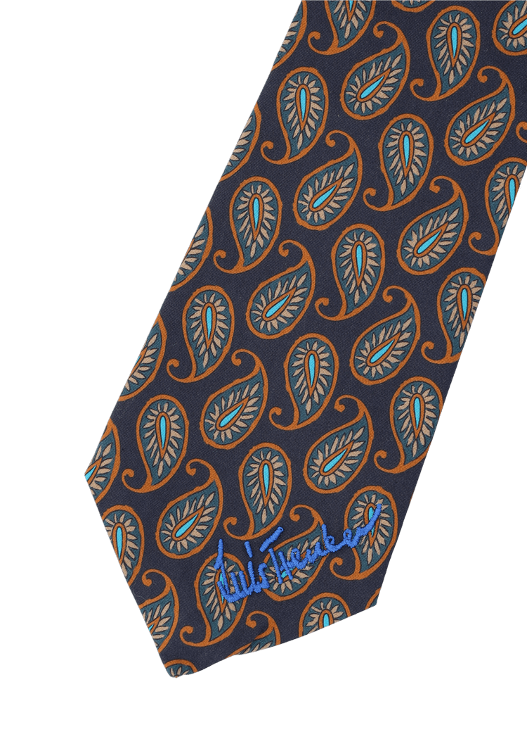Luis Trenker Cravatta in cotone modello Luachille Latest fashion