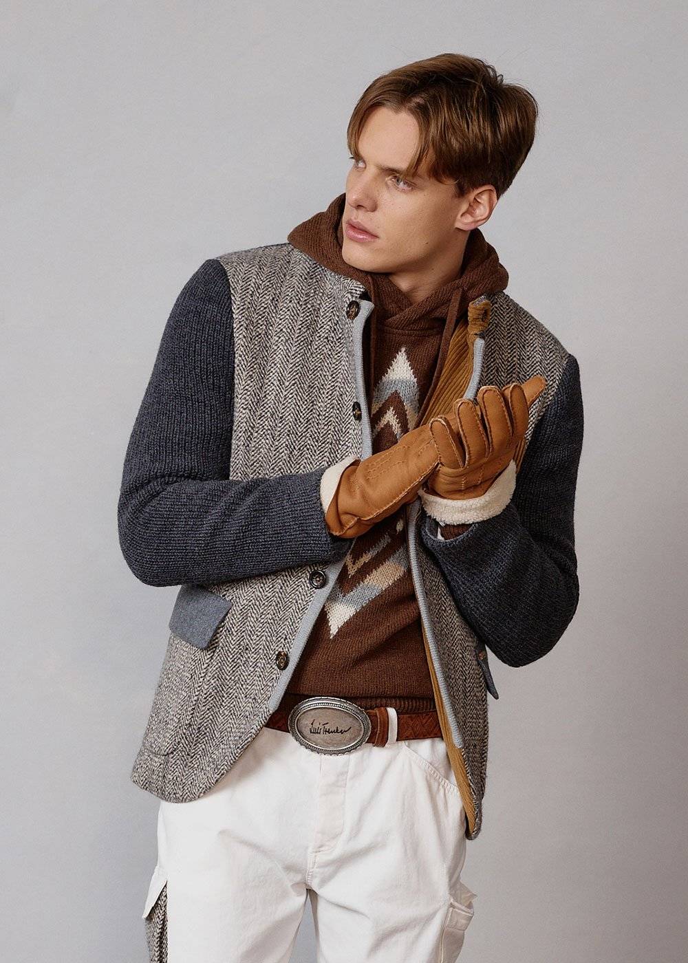 Luis Trenker Guanti in pelle modello Lurisse Lightning offer
