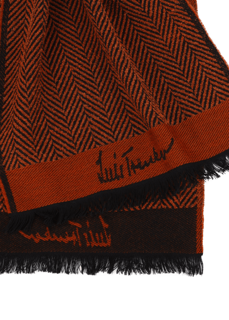 Luis Trenker Sciarpa in tessuto jacquard modello Lufabi Grandi sconti