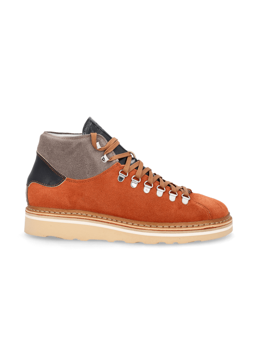 Luis Trenker Sneaker alta in pelle modello Lugionata Rilascio limitato