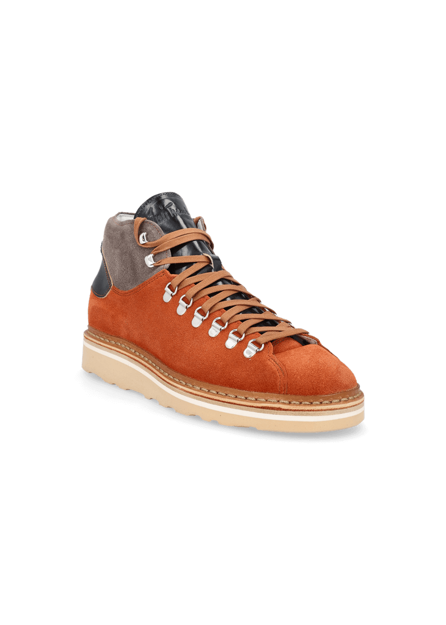 Luis Trenker Sneaker alta in pelle modello Lugionata Rilascio limitato