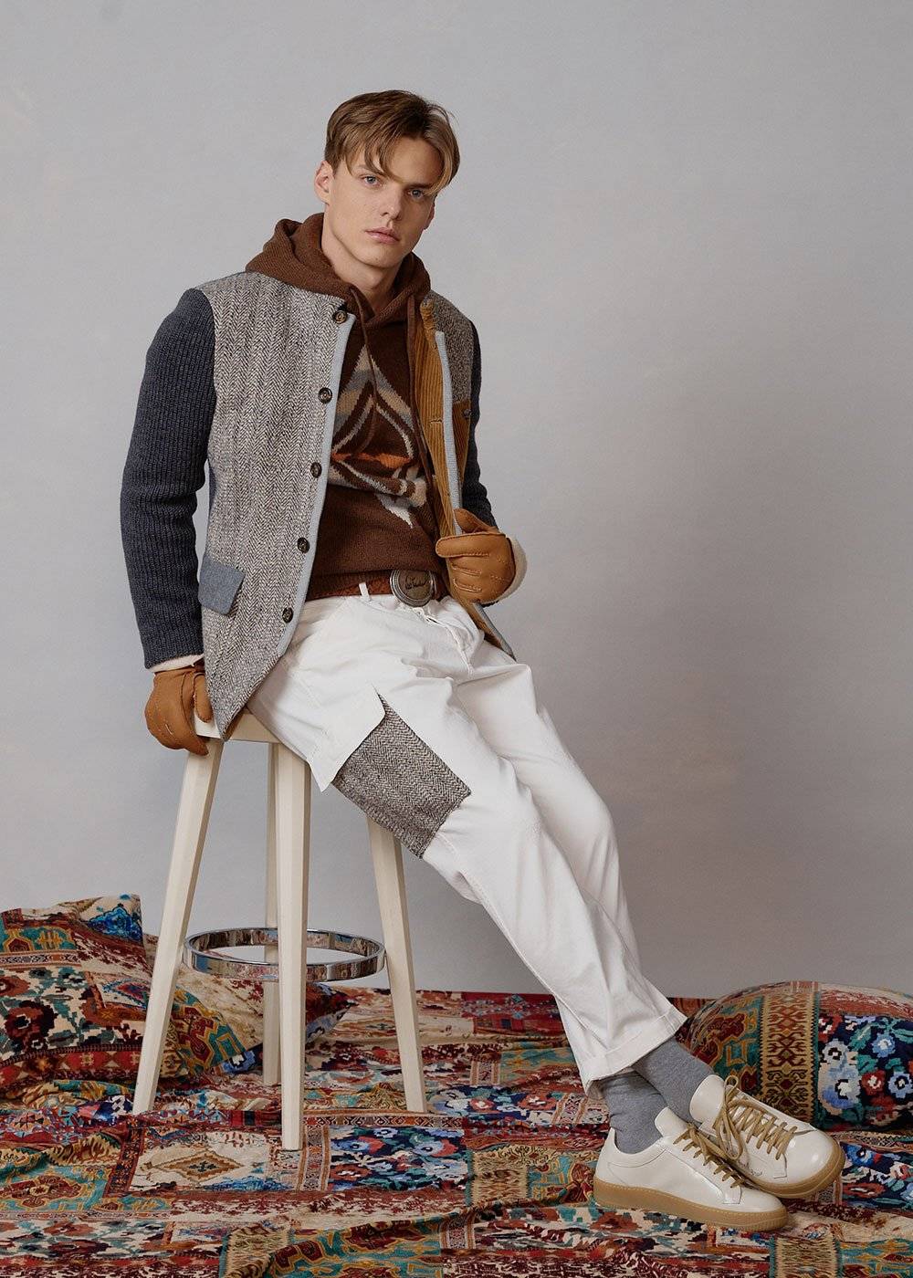 Luis Trenker Sneaker in pelle modello Lupintros ACQUISTA ORA