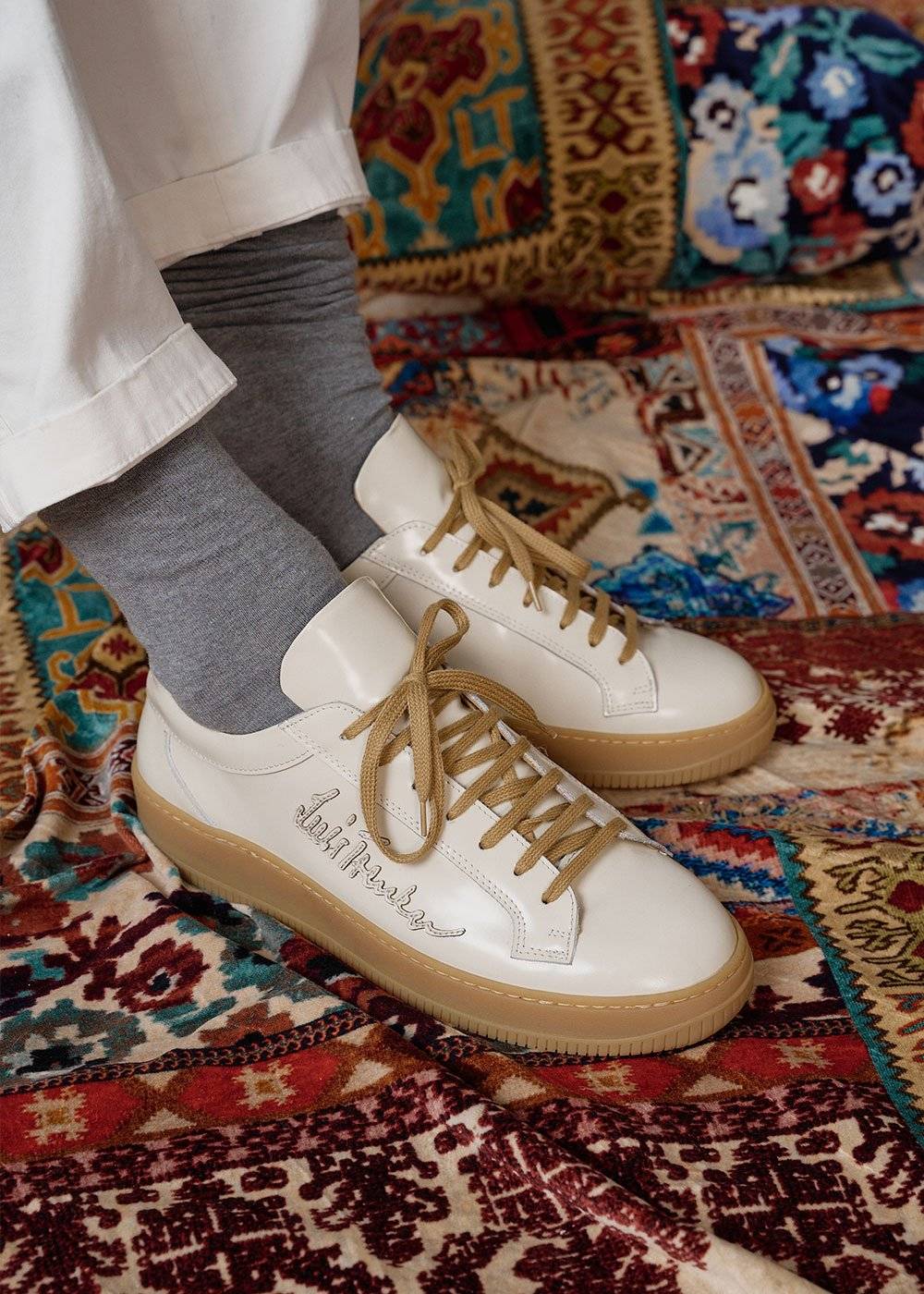Luis Trenker Sneaker in pelle modello Lupintros ACQUISTA ORA