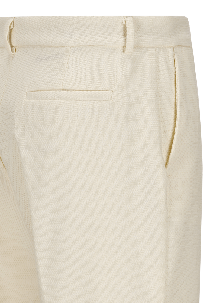 Luis Trenker Pantaloni in piqué con taglio Cigarette Cut modello Luleonelle Only for today