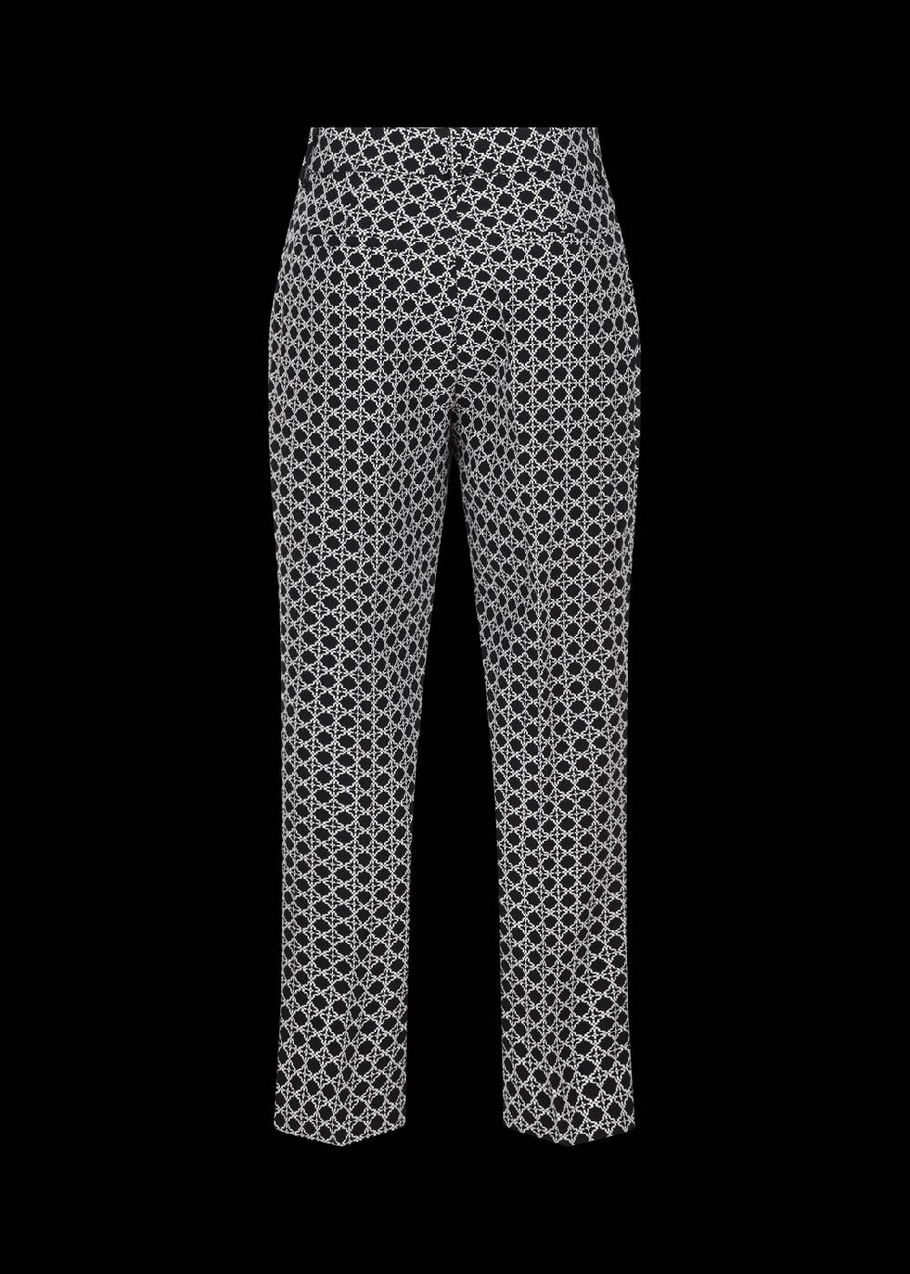Luis Trenker Pantaloni in cotone jacquard con taglio Cigarette Cut modello Luleonelle Fino al 55% di sconto