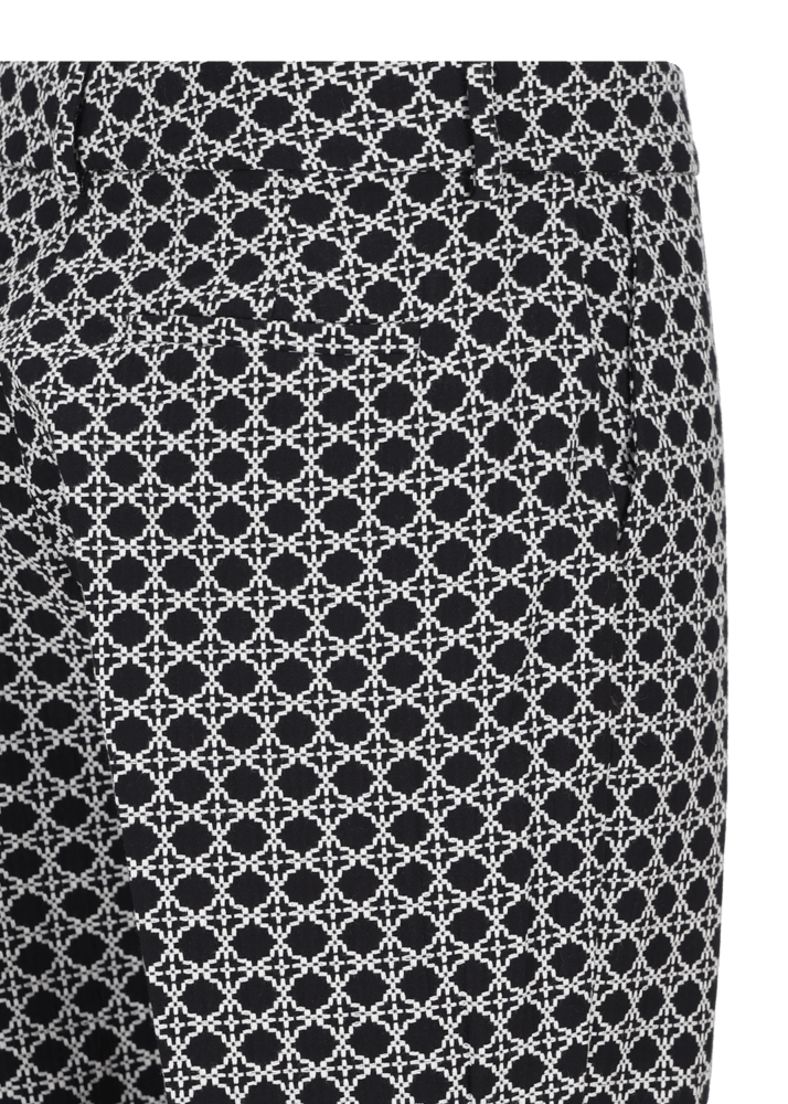 Luis Trenker Pantaloni in cotone jacquard con taglio Cigarette Cut modello Luleonelle Fino al 55% di sconto