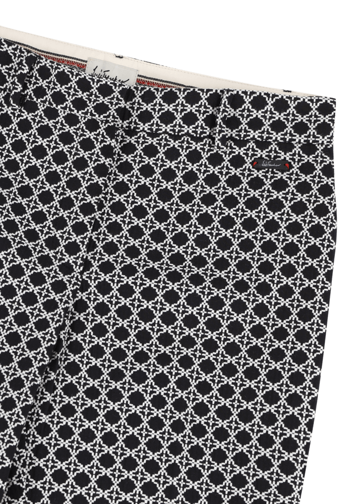 Luis Trenker Pantaloni in cotone jacquard con taglio Cigarette Cut modello Luleonelle Fino al 55% di sconto