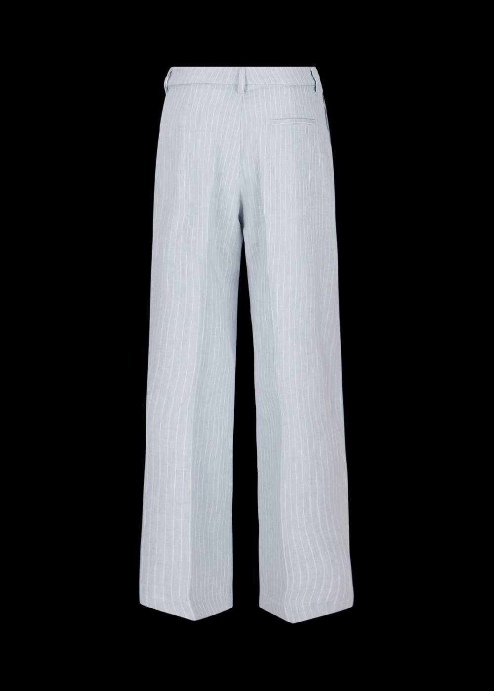 Luis Trenker Pantaloni con pinces dalla linea ampia con motivo gessato modello Luxara Discount Store per i nuovi prodotti