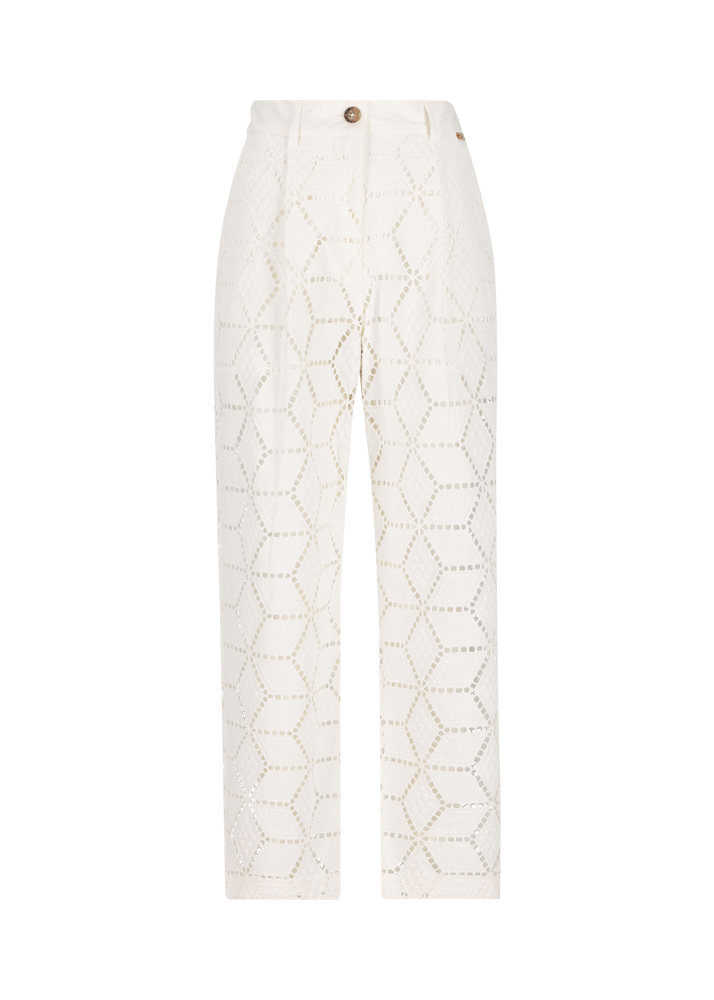 Luis Trenker Pantaloni dalla linea Carrot Fit in pizzo sangallo modello Luloretta Super sconto