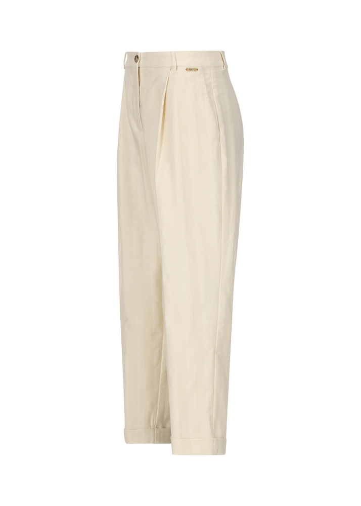Luis Trenker Pantaloni in cotone e lino dalla vestibilità Carrot Fit modello Luloretta Enormi sconti