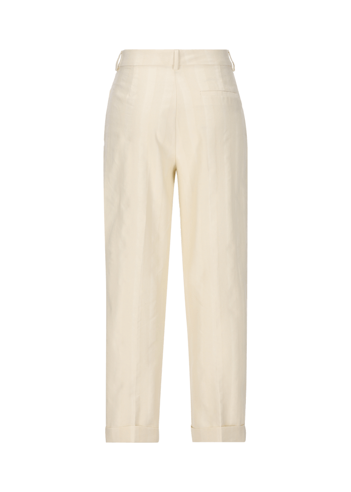 Luis Trenker Pantaloni in cotone e lino dalla vestibilità Carrot Fit modello Luloretta Enormi sconti