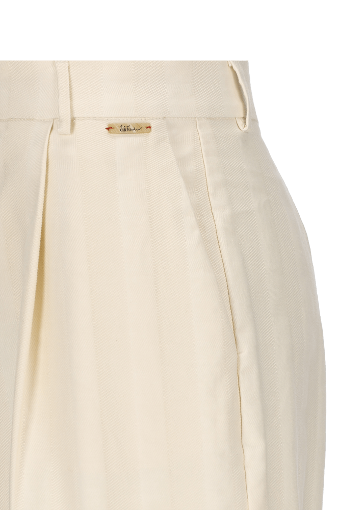 Luis Trenker Pantaloni in cotone e lino dalla vestibilità Carrot Fit modello Luloretta Enormi sconti