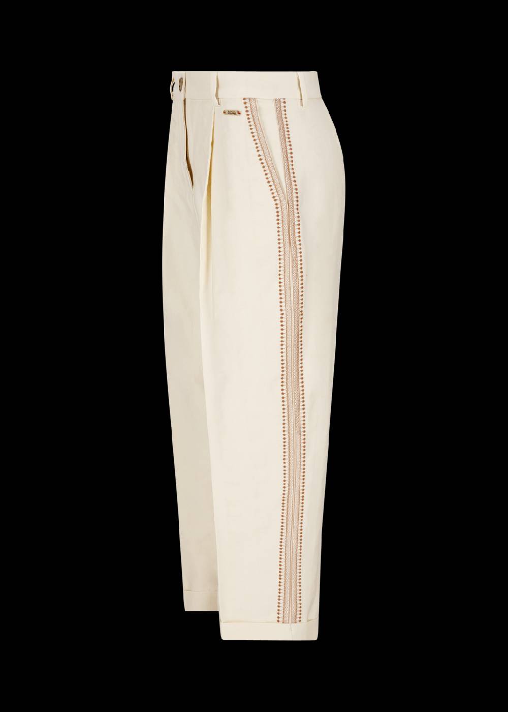 Luis Trenker Pantaloni dalla linea Carrot Fit con ricamo modello Luloretta Trasporto libero internazionale