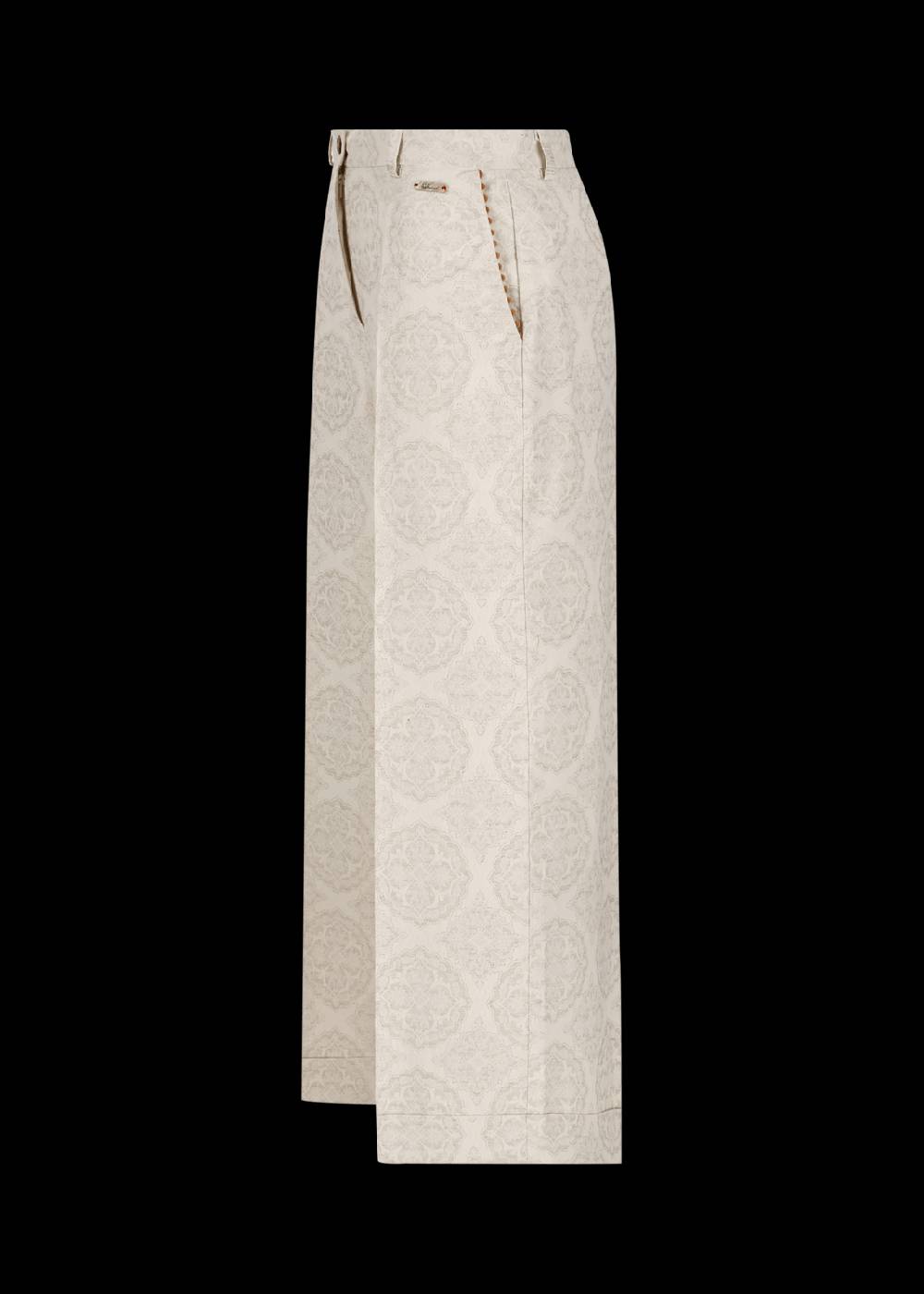 Luis Trenker Pantaloni a gamba ampia in jacquard modello Lulidia Esporta salva
