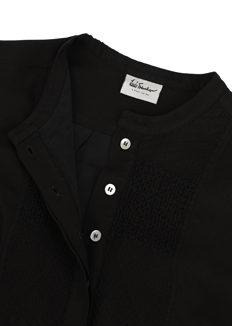 Luis Trenker Blusa modello Luflavia con ricamo Italia