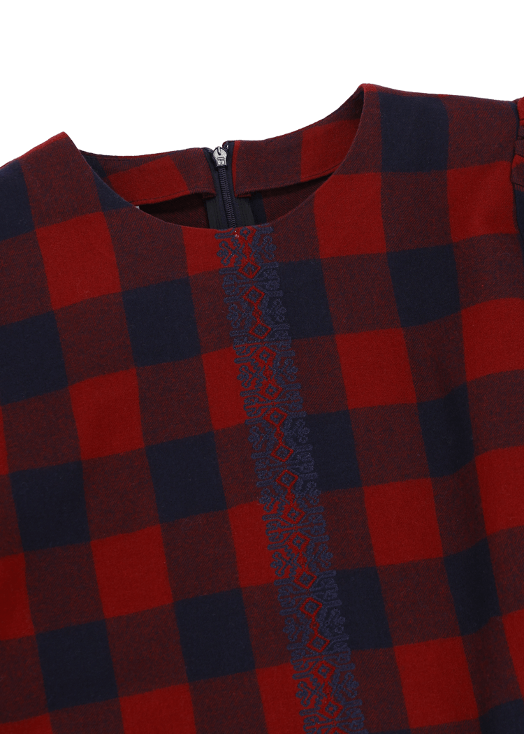 Luis Trenker Blusa con motivo a quadri modello Lugiada Vendita