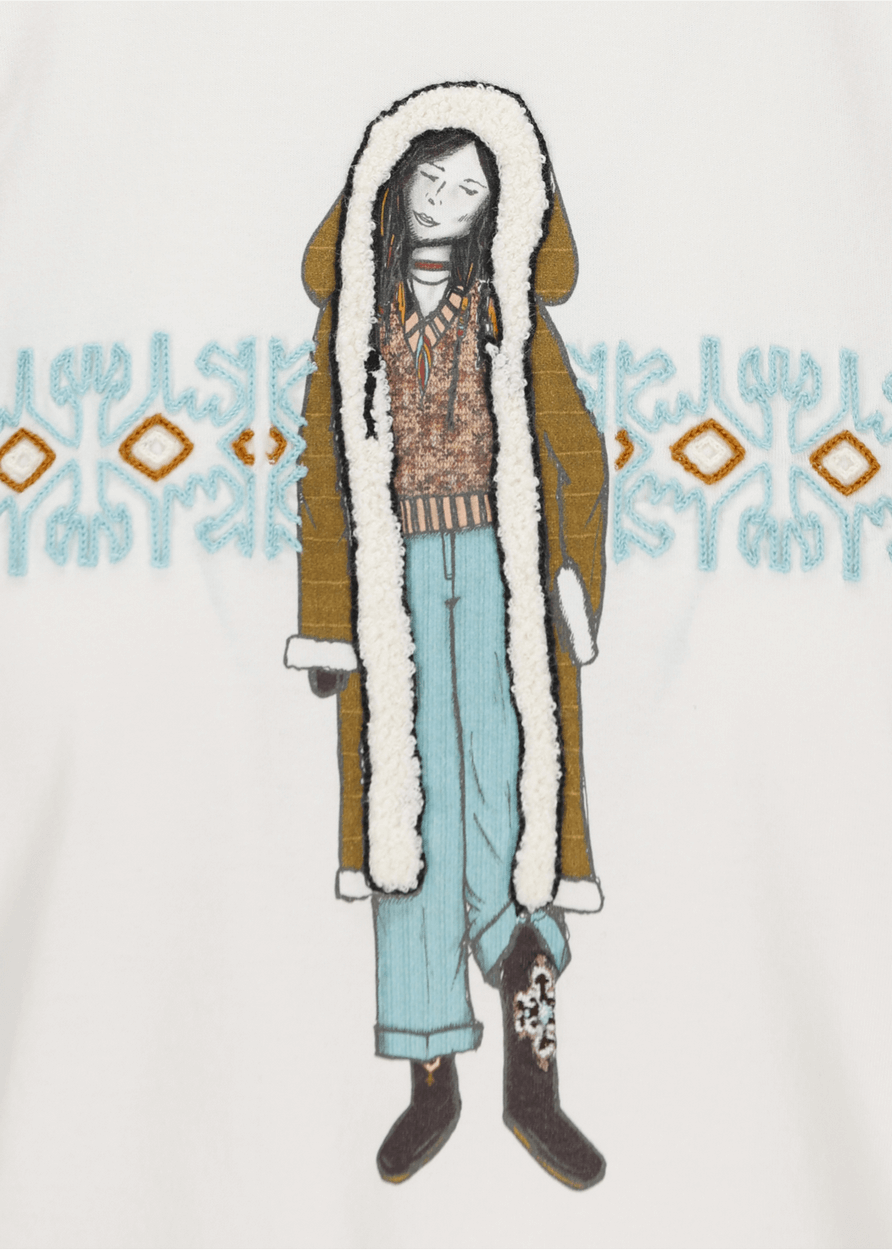Luis Trenker T-shirt con stampa e ricamo modello Ludina Fino Al -60%