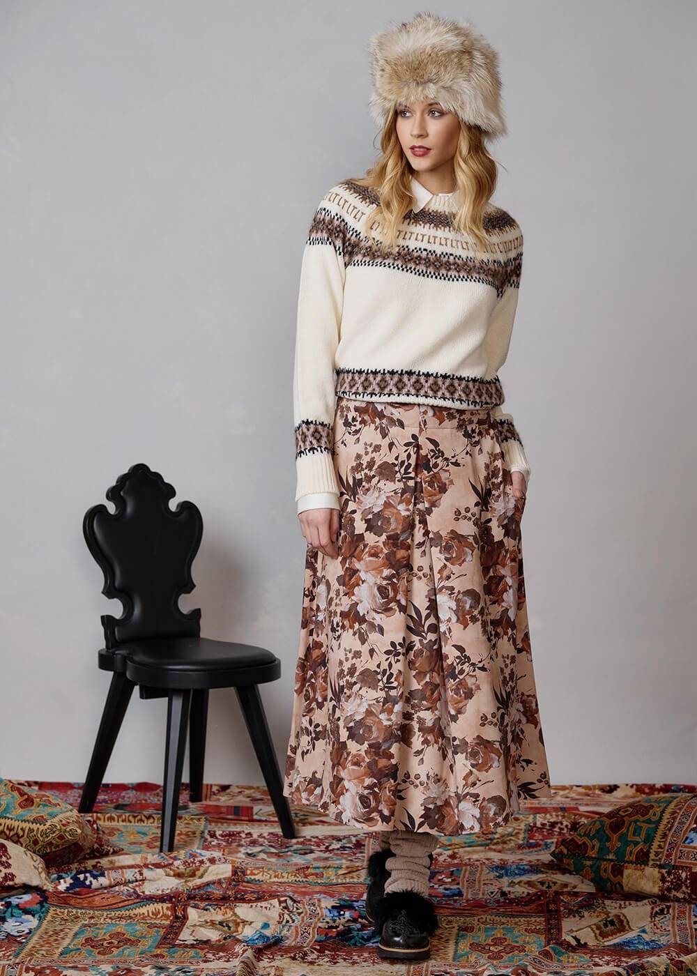Luis Trenker Pullover norvegese modello Luwinona