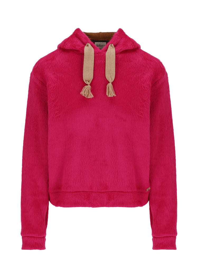 Luis Trenker Felpa con cappuccio in soffice tessuto modello Luannette Moda