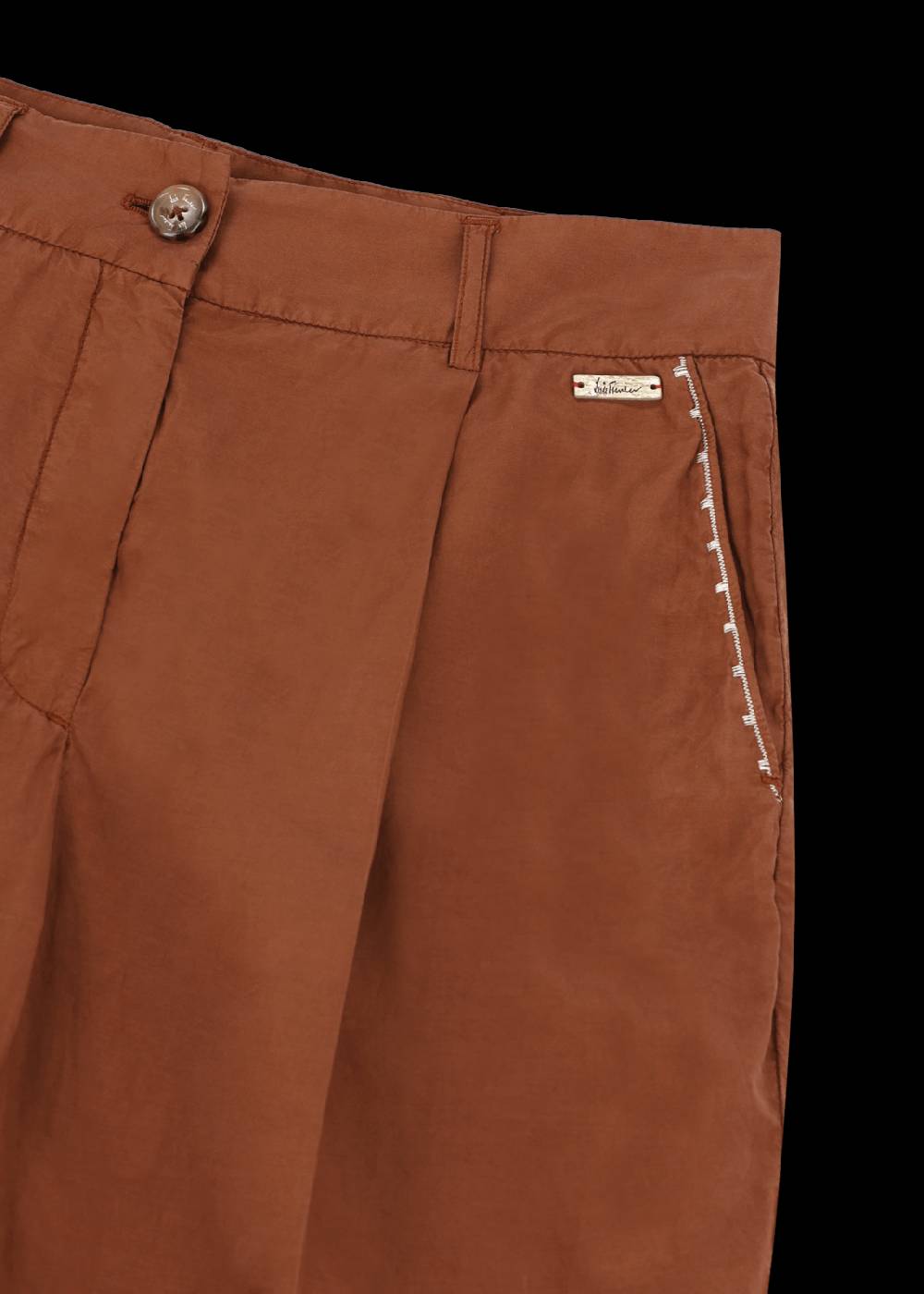 Luis Trenker Bermuda in seta e cotone modello Lulucia Fornitura limitata