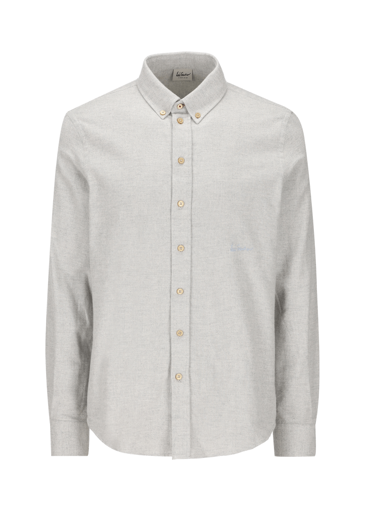 Luis Trenker Camicia in twill con colletto button down Lubenzio Liquidazione