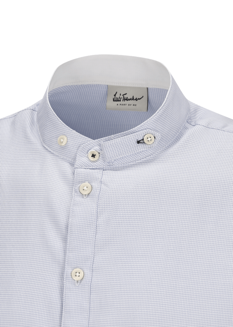 Luis Trenker Camicia con colletto alla coreana modello Lubernet Comprane uno, ottenene uno gratis