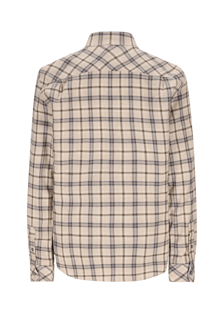 Luis Trenker Camicia a quadri con colletto alla coreana modello Lubernet Offerte giornaliere