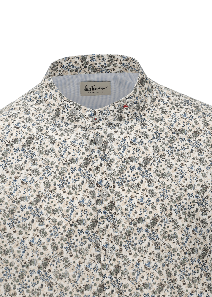 Luis Trenker Camicia con motivo floreale Lubernet Sconti VIP