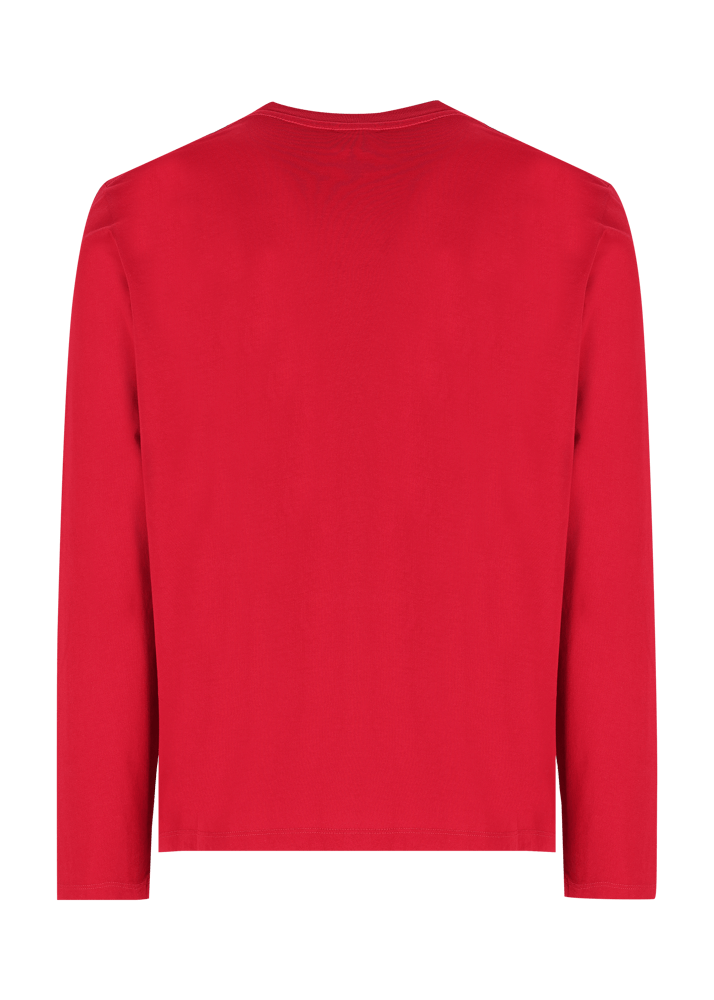 Luis Trenker Maglia a maniche lunghe con scritta Bergfreund Offerta settimanale
