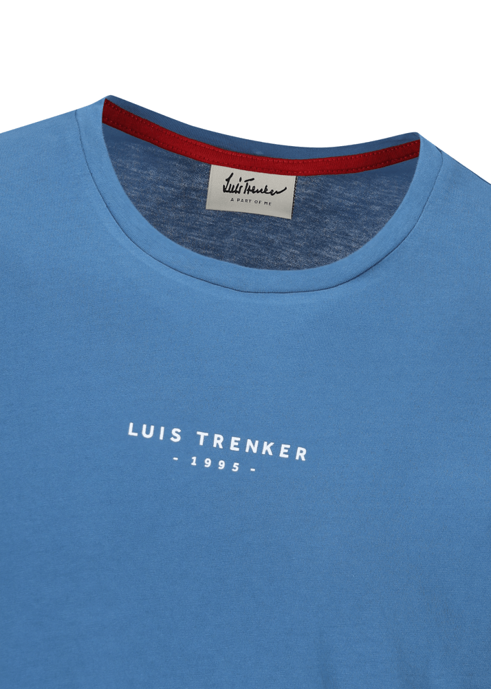 Luis Trenker T-shirt basic in cotone modello Lucarlo Latest stili